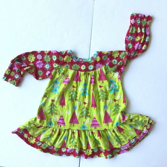 Jelly the Pug Christmas Dress 24 months Long Sleeves Buttons Festive Hol… - Picture 4 of 11